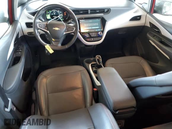 2019 Chevrolet Bolt EV Premier with VIN 1G1FZ6S04K4122381, listed as a Copart auction lot 62958075 with 80,493 mi miles and Salvage title. Bid and sale history available at DreamBid. Image 8.