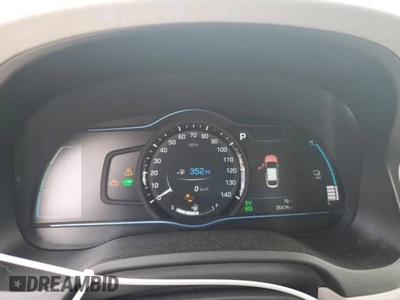 2019 Hyundai Ioniq Limited z VIN KMHC75LD8KU158775, wystawiony jako Copart lot #57900894 z przebiegiem 35 474 mil mil oraz Szkoda całkowita • Salvage title. Historia ofert i sprzedaży dostępna na DreamBid. Obrazek 9.