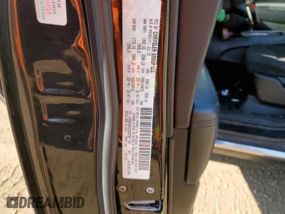 2012 Dodge Durango SXT with VIN 1C4RDHAG5CC335702, listed as a Copart auction lot 69629393 with 141,138 mi miles and Salvage title. Bid and sale history available at DreamBid. Image 15.