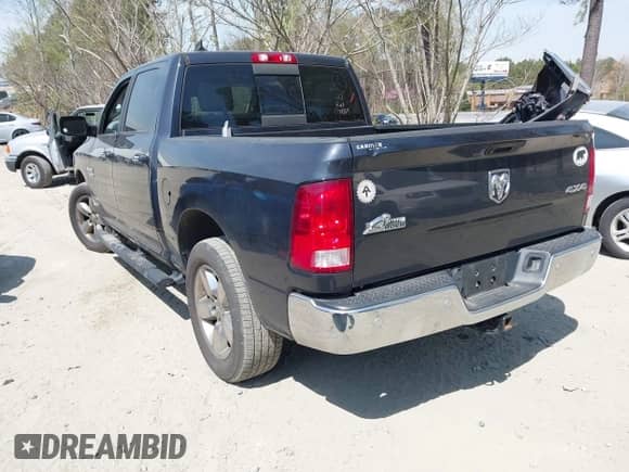 2017 Ram 1500 Big Horn with VIN 1C6RR7LG0HS788364, listed as a IAAI auction lot 41900047 with 119,324 mi miles and . Bid and sale history available at DreamBid. Image 3.