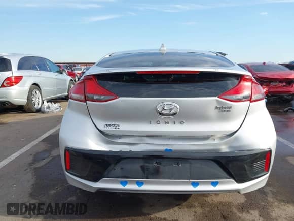 2019 Hyundai Ioniq Blue with VIN KMHC65LC6KU113313, listed as a IAAI auction lot 43243334 with 165,681 mi miles and . Bid and sale history available at DreamBid. Image 16.