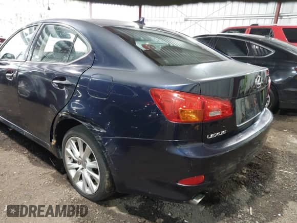 2007 Lexus IS 250 с VIN JTHCK262175010950, выставлен на аукционе IAAI как лот 43151720 с пробегом 236 755 миль миль и . История ставок и продаж доступна на DreamBid. Изображение 6.