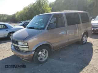 2003 Chevrolet Astro z VIN 1GNEL19X23B119896, wystawiony jako Copart lot #68987584 z przebiegiem Nie podano mil oraz Szkoda całkowita • Salvage title. Historia ofert i sprzedaży dostępna na DreamBid. Obrazek 1.