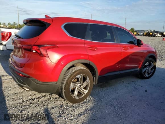 2021 Hyundai Santa Fe SE with VIN 5NMS14AJ2MH357741, listed as a Copart auction lot 71179235 with 70,121 mi miles and Non repairable. Bid and sale history available at DreamBid. Image 3.