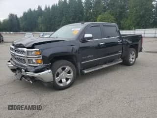 2015 Chevrolet Silverado 1500 LTZ z VIN 3GCUKSEC6FG512974, wystawiony jako Copart lot #70863515 z przebiegiem 166 408 mil mil oraz Szkoda całkowita • Salvage title. Historia ofert i sprzedaży dostępna na DreamBid. Obrazek 1.