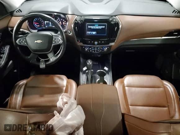 2018 Chevrolet Traverse High Country z VIN 1GNEVKKW3JJ211717, wystawiony jako Copart lot #69195595 z przebiegiem 147 642 mil mil oraz Szkoda całkowita • Salvage title. Historia ofert i sprzedaży dostępna na DreamBid. Obrazek 8.