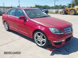 2014 Mercedes-Benz C 250 Sport with VIN WDDGF4HB5EG230857, listed as a IAAI auction lot 43110204 with 95,528 mi miles and . Bid and sale history available at DreamBid. Image 1.