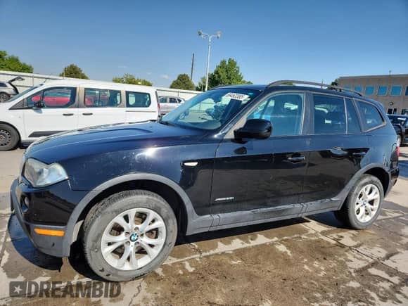 2010 BMW X3 xDrive30i with VIN WBXPC9C44AWJ34889, listed as a Copart auction lot 69463365 with 106,455 mi miles and Salvage title. Bid and sale history available at DreamBid. Image 1.