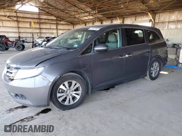 2015 Honda Odyssey EX с VIN 5FNRL5H49FB027243, выставлен на аукционе Copart как лот 81957645 с пробегом 191 062 миль миль и Чистый • Clean title. История ставок и продаж доступна на DreamBid. Изображение 1.
