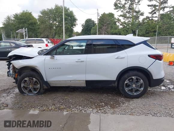 2023 Chevrolet Blazer LT with VIN 3GNKBCR45PS176482, listed as a IAAI auction lot 42835881 with 28,383 mi miles and . Bid and sale history available at DreamBid. Image 14.