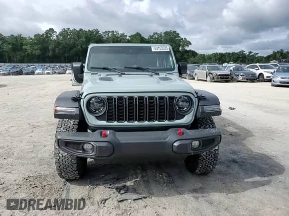 2024 Jeep Wrangler Rubicon with VIN 1C4PJXFG7RW257028, listed as a Copart auction lot 63153535 with Not provided miles and Salvage title. Bid and sale history available at DreamBid. Image 14.