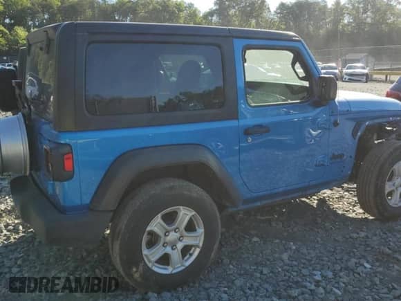 2022 Jeep Wrangler Willys с VIN 1C4GJXAG9NW166943, выставлен на аукционе Copart как лот 57827174 с пробегом 35 537 миль миль и Списание • Salvage title. История ставок и продаж доступна на DreamBid. Изображение 3.