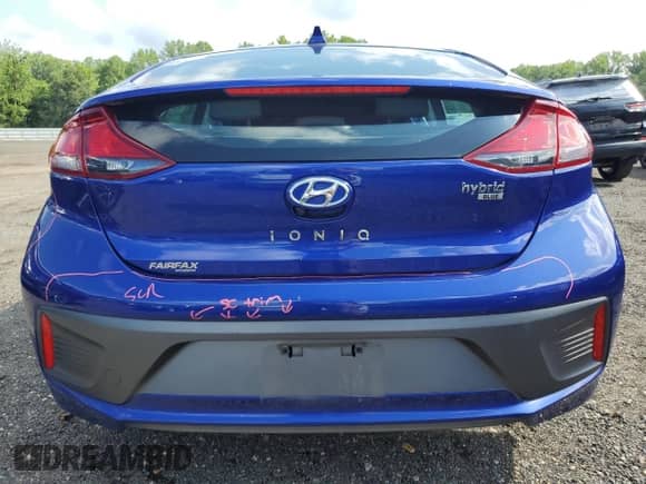 2022 Hyundai Ioniq Blue with VIN KMHC65LC4NU276434, listed as a Copart auction lot 64132045 with 31,015 mi miles and Salvage title. Bid and sale history available at DreamBid. Image 6.