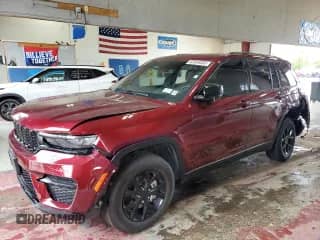 2024 Jeep Grand Cherokee Altitude X with VIN 1C4RJHAG7RC136040, listed as a Copart auction lot 63594565 with 20,694 mi miles and Salvage title. Bid and sale history available at DreamBid. Image 1.