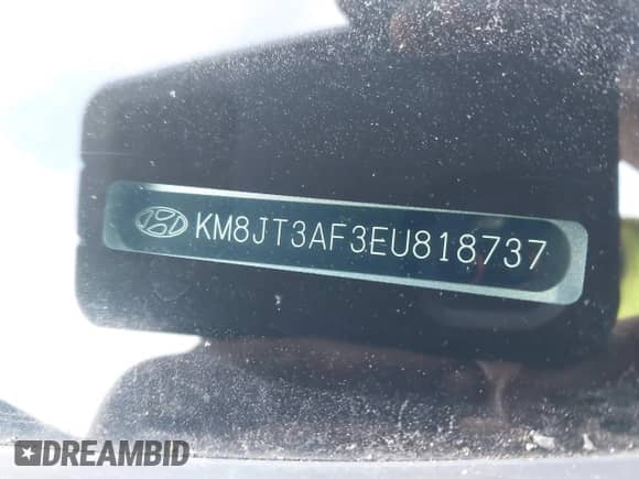 2014 Hyundai Tucson GLS with VIN KM8JT3AF3EU818737, listed as a IAAI auction lot 43406530 with 140,231 mi miles and . Bid and sale history available at DreamBid. Image 12.