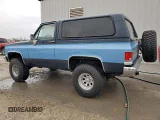 1987 Chevrolet Blazer с VIN 1GNEV18K3HF105196, выставлен на аукционе Copart как лот 45010005 с пробегом 85 762 миль миль и Чистый • Clean title. История ставок и продаж доступна на DreamBid. Изображение 2.