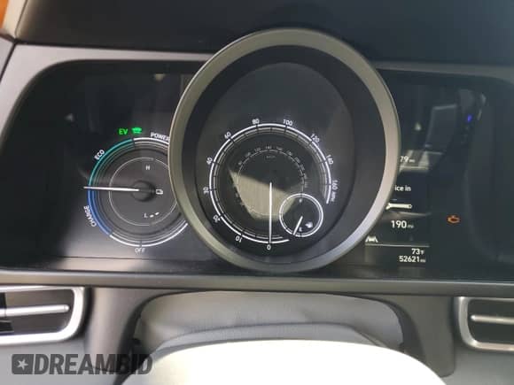 2023 Hyundai Elantra Blue with VIN KMHLM4AJ8PU059280, listed as a Copart auction lot 81950685 with 52,621 mi miles and Salvage title. Bid and sale history available at DreamBid. Image 9.