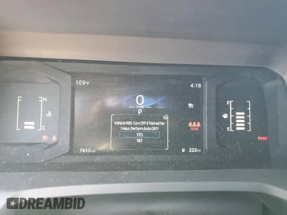 2025 Toyota Tacoma SR5 with VIN 3TMKB5FN1SM035360, listed as a Copart auction lot 69503135 with 7,615 mi miles and Salvage title. Bid and sale history available at DreamBid. Image 9.