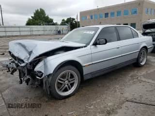1997 BMW 7 Series 740iL with VIN WBAGJ8323VDM00753, listed as a Copart auction lot 66674414 with 255,389 mi miles and Salvage title. Bid and sale history available at DreamBid. Image 1.