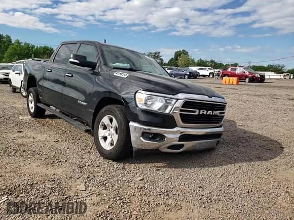 2020 Ram 1500 Big Horn with VIN 1C6RRFFG6LN335511, listed as a Copart auction lot 55885355 with 90,555 mi miles and Salvage title. Bid and sale history available at DreamBid. Image 13.
