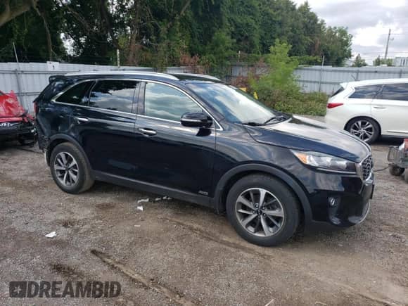 2019 Kia Sorento EX with VIN 5XYPHDA52KG438427, listed as a Copart auction lot 67921735 with 143,463 mi miles and Salvage title. Bid and sale history available at DreamBid. Image 4.
