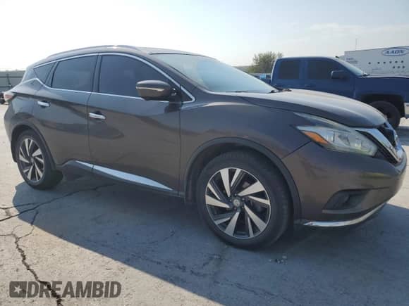2015 Nissan Murano SL with VIN 5N1AZ2MH8FN280456, listed as a Copart auction lot 81015275 with 176,884 mi miles and Clean title. Bid and sale history available at DreamBid. Image 4.