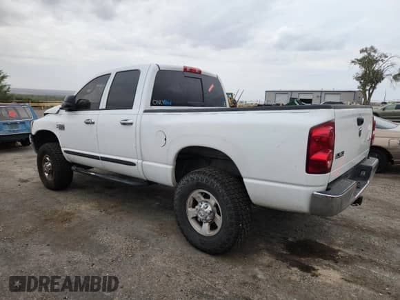 2007 Dodge 2500 SLT with VIN 1D7KS28A17J615503, listed as a Copart auction lot 69312085 with 234,357 mi miles and Salvage title. Bid and sale history available at DreamBid. Image 2.