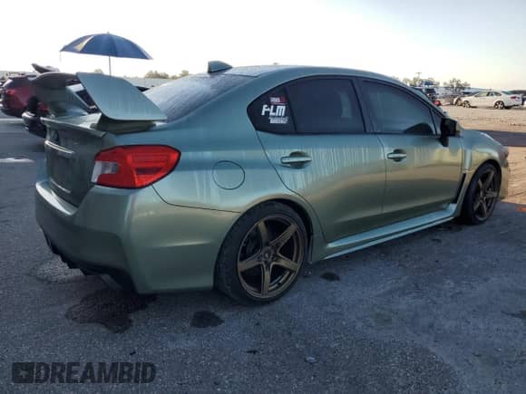 2019 Subaru WRX with VIN JF1VA1A62K9807393, listed as a Copart auction lot 80709655 with 103,266 mi miles and Non repairable. Bid and sale history available at DreamBid. Image 3.