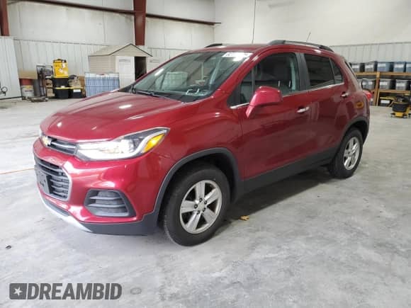 2018 Chevrolet Trax LT with VIN 3GNCJPSB5JL321030, listed as a Copart auction lot 82736705 with 56,047 mi miles and Salvage title. Bid and sale history available at DreamBid. Image 1.