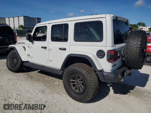2022 Jeep Wrangler Unlimited Rubicon 392 с VIN 1C4JJXSJ8NW102697, выставлен на аукционе Copart как лот 67171155 с пробегом 34 094 миль миль и Списание • Salvage title. История ставок и продаж доступна на DreamBid. Изображение 2.