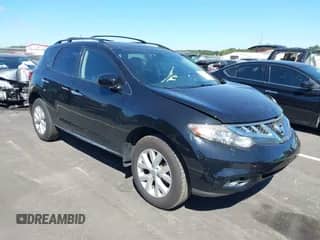 2012 Nissan Murano LE with VIN JN8AZ1MW5CW215524, listed as a IAAI auction lot 43254858 with 143,782 mi miles and . Bid and sale history available at DreamBid. Image 1.
