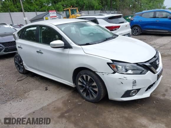 2017 Nissan Sentra SR z VIN 3N1AB7AP6HY400863, wystawiony jako IAAI lot #42268449 z przebiegiem 60 331 mil mil oraz . Historia ofert i sprzedaży dostępna na DreamBid. Obrazek 1.
