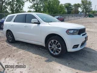2020 Dodge Durango GT Plus with VIN 1C4RDHDG8LC114333, listed as a IAAI auction lot 39858575 with 91,325 mi miles and . Bid and sale history available at DreamBid. Image 1.