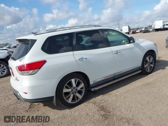 2013 Nissan Pathfinder SL with VIN 5N1AR2MM7DC629046, listed as a IAAI auction lot 42932169 with 161,666 mi miles and . Bid and sale history available at DreamBid. Image 4.