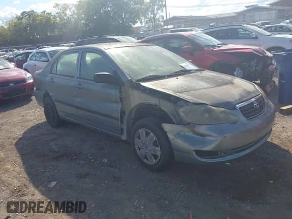 2005 Toyota Corolla CE with VIN 1NXBR32EX5Z565599, listed as a IAAI auction lot 43343091 with Not provided miles and . Bid and sale history available at DreamBid. Image 1.