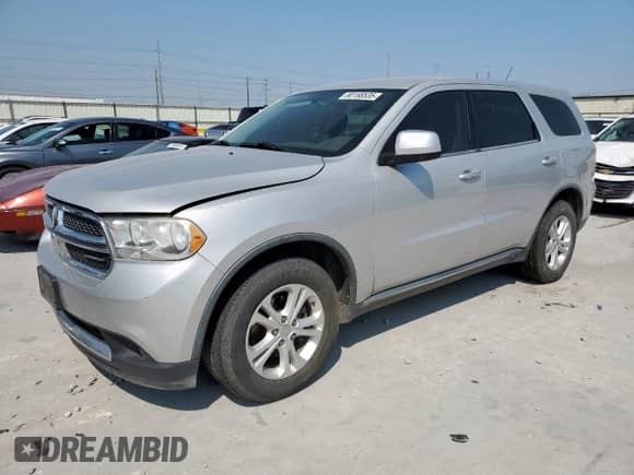 2012 Dodge Durango SXT with VIN 1C4RDHAG3CC152198, listed as a Copart auction lot 80168535 with 202,050 mi miles and Clean title. Bid and sale history available at DreamBid. Image 1.