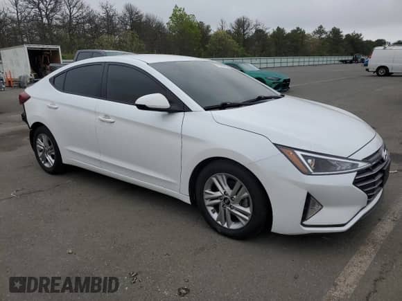 2020 Hyundai Elantra SEL with VIN 5NPD84LF6LH619212, listed as a Copart auction lot 57036915 with 87,503 mi miles and Non repairable. Bid and sale history available at DreamBid. Image 4.