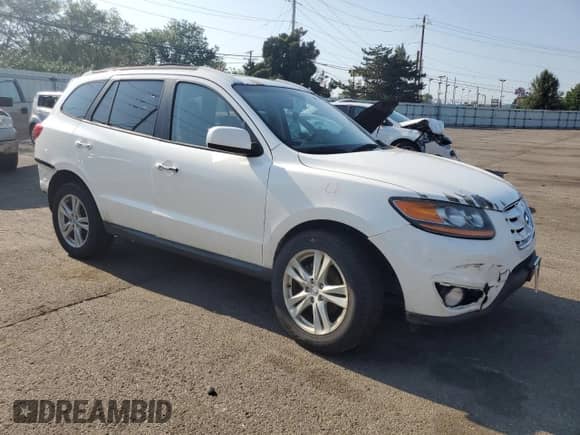 2010 Hyundai Santa Fe Limited with VIN 5NMSK3AB9AH392210, listed as a Copart auction lot 68996915 with 159,761 mi miles and Salvage title. Bid and sale history available at DreamBid. Image 4.