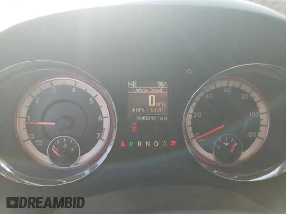 2017 Dodge Grand Caravan GT with VIN 2C4RDGEG8HR799246, listed as a Copart auction lot 68548455 with 90,408 mi miles and Salvage title. Bid and sale history available at DreamBid. Image 9.