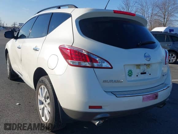 2012 Nissan Murano SL with VIN JN8AZ1MW3CW235190, listed as a IAAI auction lot 41072258 with 96,422 mi miles and . Bid and sale history available at DreamBid. Image 3.