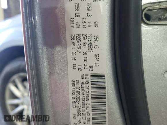 2017 Dodge Journey SXT with VIN 3C4PDDBG8HT540926, listed as a Copart auction lot 70661955 with 91,295 mi miles and Salvage title. Bid and sale history available at DreamBid. Image 13.