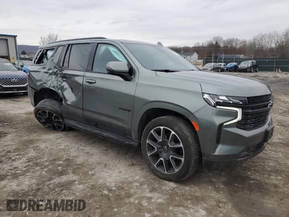 2024 Chevrolet Tahoe RST с VIN 1GNSKRKD1RR276257, выставлен на аукционе Copart как лот 43031155 с пробегом 7 802 миль миль и Списание • Salvage title. История ставок и продаж доступна на DreamBid. Изображение 4.