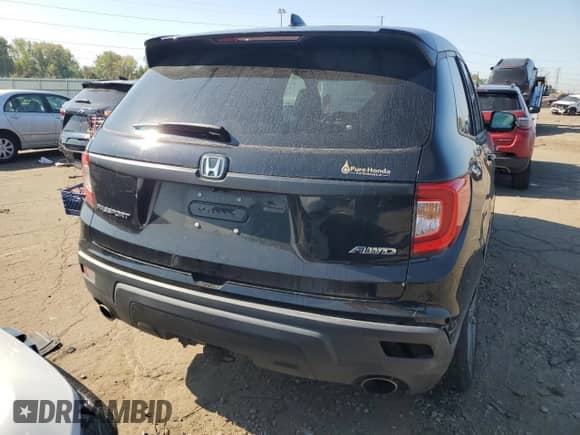 2020 Honda Passport EX-L with VIN 5FNYF8H59LB014274, listed as a Copart auction lot 80503195 with 44,814 mi miles and Clean title. Bid and sale history available at DreamBid. Image 6.