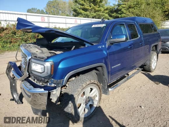 2017 GMC Sierra 1500 SLE with VIN 1GTV2MEC4HZ121521, listed as a Copart auction lot 84183125 with 82,378 mi miles and Clean title. Bid and sale history available at DreamBid. Image 1.