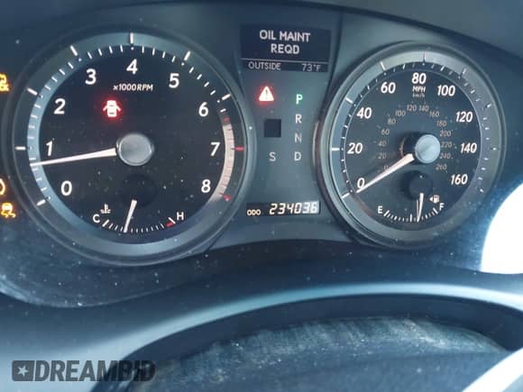 2007 Lexus ES 330 с VIN JTHBJ46G572122478, выставлен на аукционе IAAI как лот 43382938 с пробегом 234 036 миль миль и . История ставок и продаж доступна на DreamBid. Изображение 7.