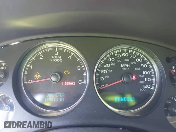 2007 Chevrolet Tahoe LT with VIN 1GNFC13J77R129202, listed as a IAAI auction lot 43150333 with 149,210 mi miles and . Bid and sale history available at DreamBid. Image 7.