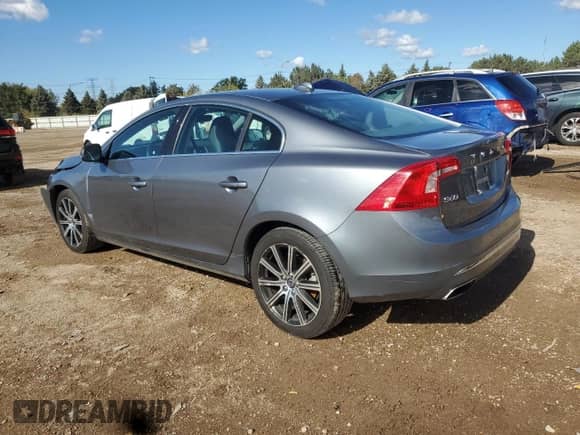 2016 Volvo S60 T5 Drive-E Premier with VIN LYV402FK4GB111282, listed as a Copart auction lot 85314175 with 76,369 mi miles and Salvage title. Bid and sale history available at DreamBid. Image 2.
