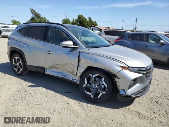 2024 Hyundai Tucson Limited с VIN KM8JFDD25RU209273, выставлен на аукционе Copart как лот 57614945 с пробегом 3 362 миль миль и Списание • Salvage title. История ставок и продаж доступна на DreamBid. Изображение 4.