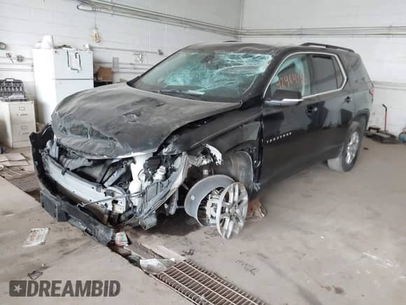 2021 Chevrolet Traverse LT Cloth with VIN 1GNEVGKW0MJ269379, listed as a IAAI auction lot 42464165 with 47,102 mi miles and . Bid and sale history available at DreamBid. Image 2.