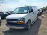 2020 Chevrolet Express Cargo with VIN 1GCWGAFG2L1182671, listed as a IAAI auction lot 43111165 with 151,139 mi miles and . Bid and sale history available at DreamBid. Image 2.
